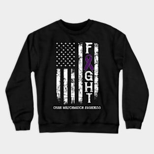 Chiari Malformation Warrior Crewneck Sweatshirt